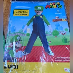 Nintendo Super Mario Brothers Luigi Boys Toddler Costume, 2T